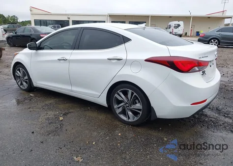 2014 Hyundai Elantra Limited from USA, damaged, VIN 5NPDH4AE3EH510221